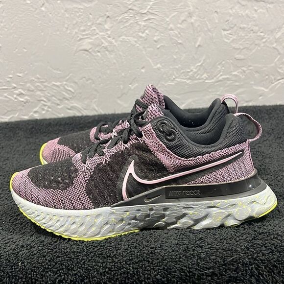 🔥🔥 NIKE React Infinity Run Flyknit 2 Violet Dust Women Sz 6.5 - PERFECT! - Picture 4 of 13